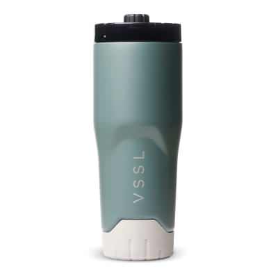 Vssl Rift Stainless Steel Insulated Travel Tumble, 590ml, Wild Sage