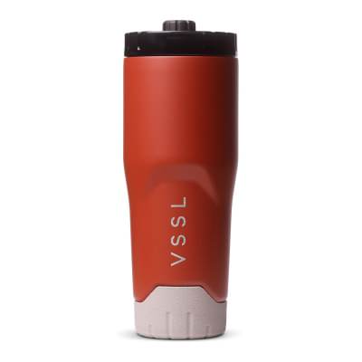 Vssl Rift Stainless Steel Insulated Travel Tumble, 590ml, Rusty Bucket