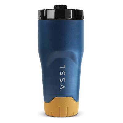 Vssl Rift Stainless Steel Insulated Travel Tumble, 475ml, Pacific Blue