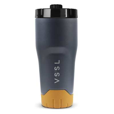 Vssl Rift Stainless Steel Insulated Travel Tumble, 475ml, Ash