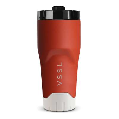 Vssl Rift Stainless Steel Insulated Travel Tumble, 475ml, Rusty Bucket