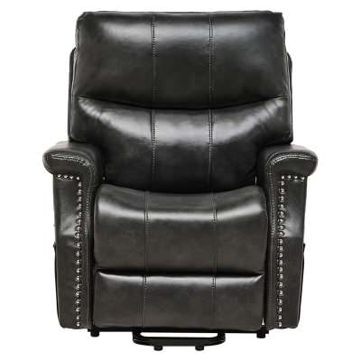 Aldie Faux Leather Electric Recliner Lift Chair, Black