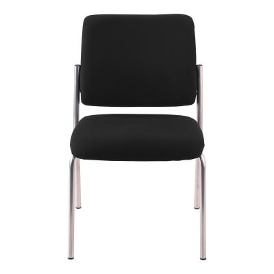 Buro Lindis Fabric Guest Chair, Black / Silver