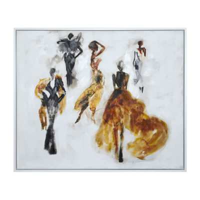 "Evening Stroll" Framed Enhanced Canvas Wall Art Print, 130cm