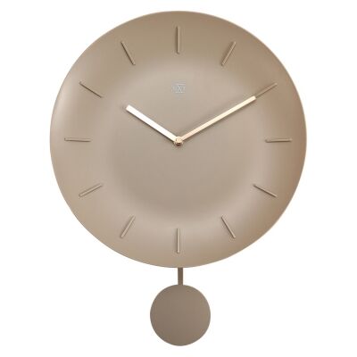 NeXtime Bowl Wall Clock, 30cm, Off White