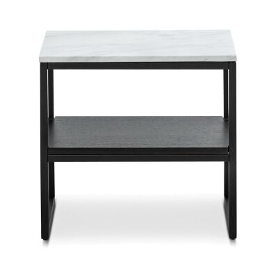 Ebonie Cultured Marble Topped Side Table