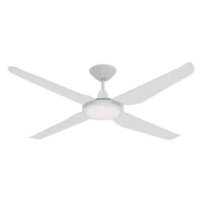 Motion DC Ceiling Fan with CCT LED Light, 130cm/52