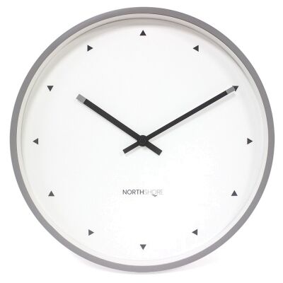 Northshore Saxe Round Wall Clock, 32cm