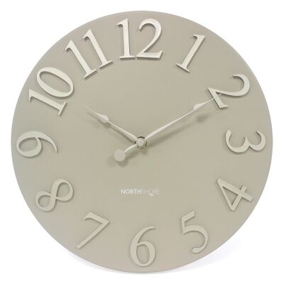 Northshore Jensens Metal Round Wall Clock, 30cm