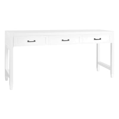Guild Wooden Desk, 160cm, Black Handle