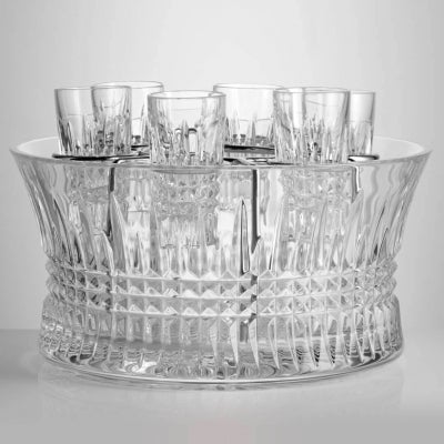 Waterford Lismore Diamond Crystal 7 Piece Vodka Set