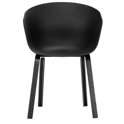 Replica Hay Scoop Dining Chair, Black