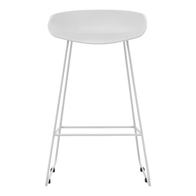 Replica Hay Sled Counter Stool, Set of 2, White