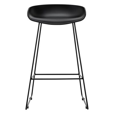 Replica Hay Sled Counter Stool, Set of 2, Black