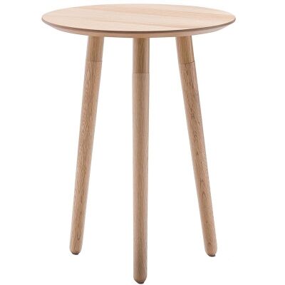 Nochio Retro Wooden Round Side Table