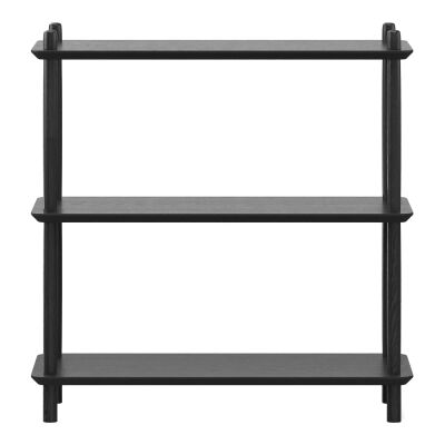 Rakk Oak Display Shelf, Small, Black