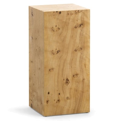 Calix Burl Wood Plinth, Medium