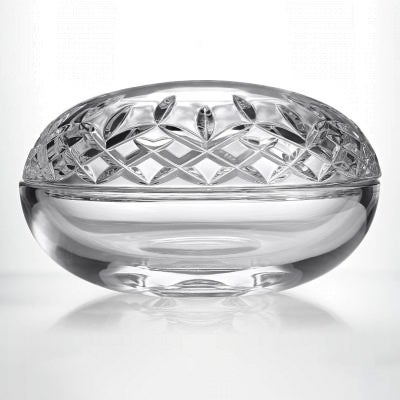 Waterford Lismore Essence Crystal Covered Trinket Box