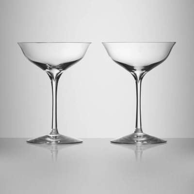 Waterford Elegance Crystal Belle Coupe Glass, Set of 2