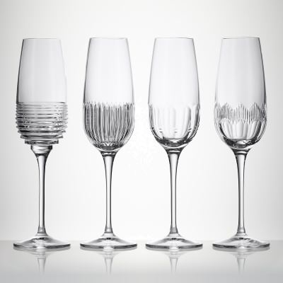 Waterford Mixology Crystal Flute Glass, Set of 4
