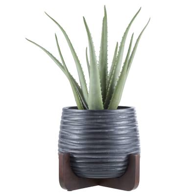Rogue & Academy Artificial Aloe Plant in Keanu Planter, 51cm