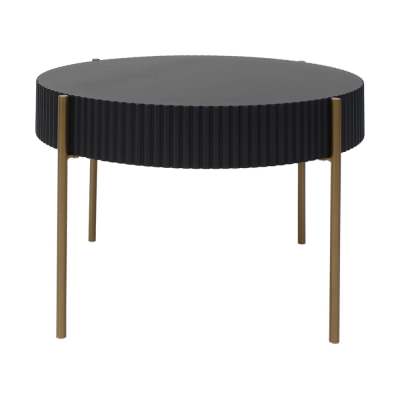 Glassaugh Wood & Metal Round Coffee Table, 60cm