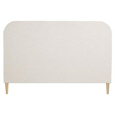 Nook Camden Blended Linen Fabric Bed Headboard, King, Oatmeal