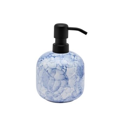 Aquanova Banu Ceramic Soap Dispenser, Indigo 