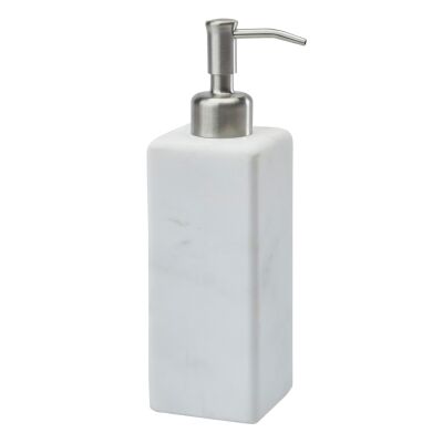 Aquanova Hammam Natural Stone Soap Dispenser, Small, White
