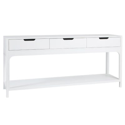 Arco Wooden Console Table, 170cm, White