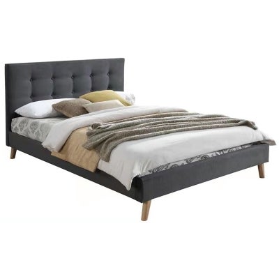 Plimpton Fabric Platform Bed, King Single