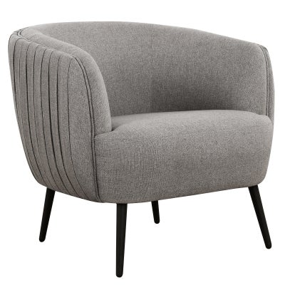 Mamre Fabric Tub Chair, Grey