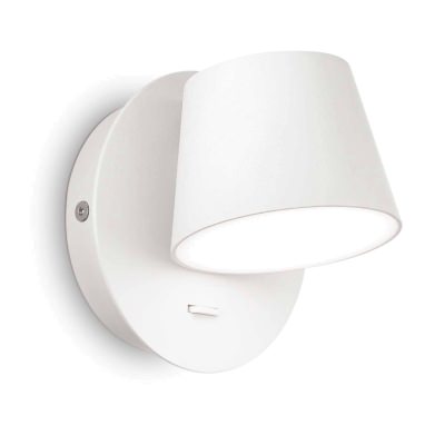 Gim Aluminium LED Adjustable Wall / Reading Light, White 
