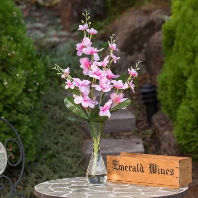 Set of 2 Small Artificial Freesias - Pink