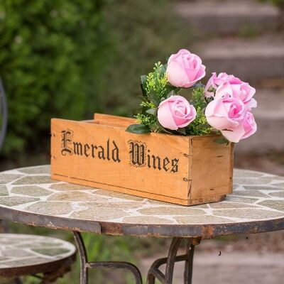 Set of 2 Seven Head Artificial Roses - Light Pink