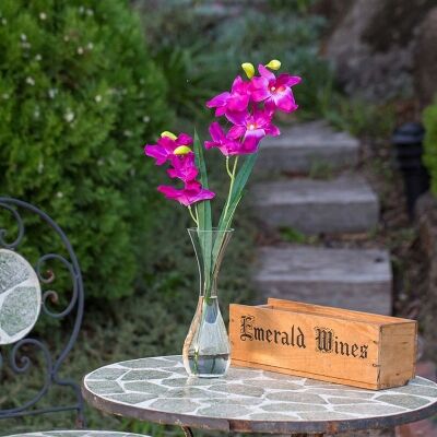 Set of 4 Small Artificial Ocean Orchid - Lilac