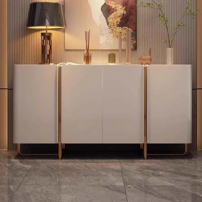 Corvella Engineered Stone Top 4 Door Sideboard, 140cm