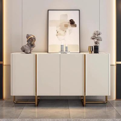 Corvella Engineered Stone Top 4 Door Sideboard, 140cm