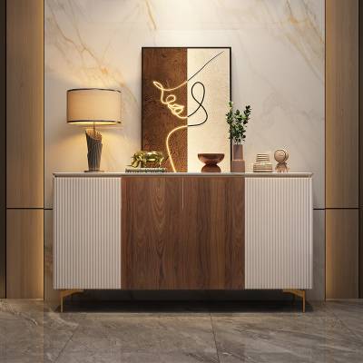Fynora Engineered Stone Top 4 Door Sideboard, 140cm