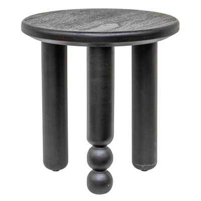 Avoca Wooden Round Side Table