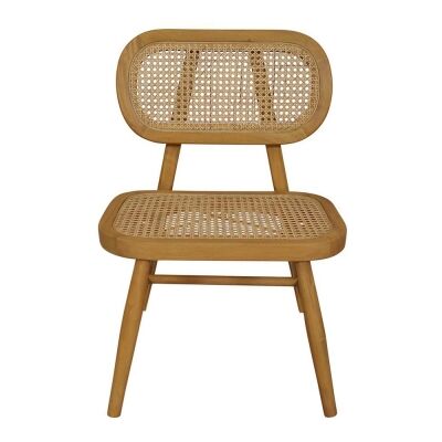 Seabrook Bayur Wood & Rattan Casual Chair