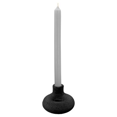 VTWonen Ecomix Recycled Paper Candle Holder, Mini, Black