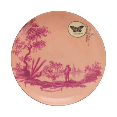 Pip Studio Heritage Painted Pink Porcelain Plate, 18cm