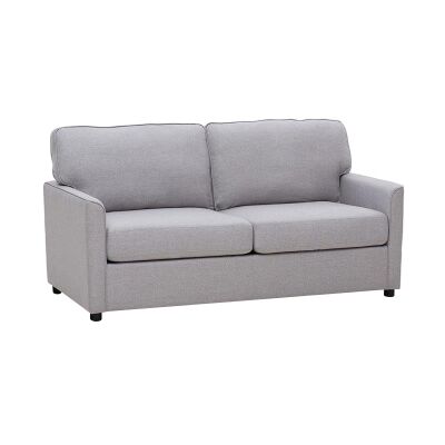 Eada Linen Fabric Inner Spring Pull Out Sofa Bed, Grey