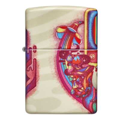 Zippo Windproof Lighter, Trippy Design