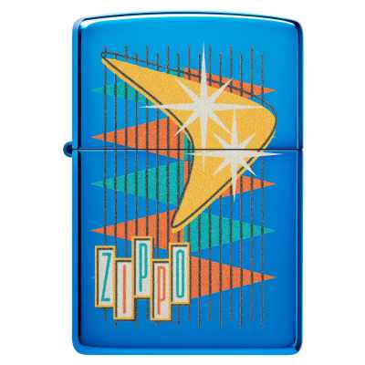 Zippo Windproof Lighter, Retro Boomerang Design