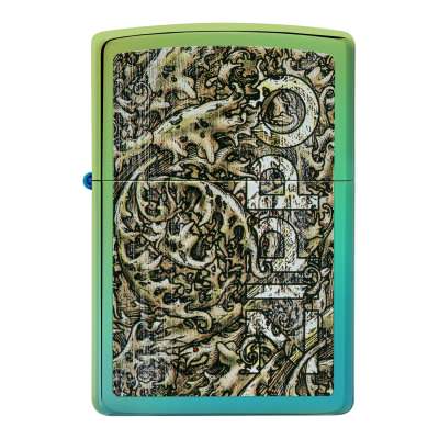 Zippo Windproof Lighter, Filigree Logo Design