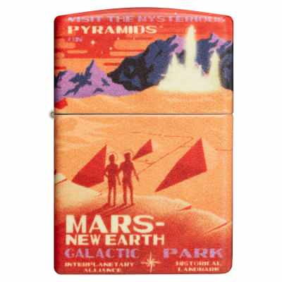 Zippo Windproof Lighter, Mars Design
