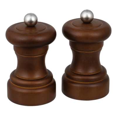 Wilkie Brothers 2 Piece Rubberwood Salt & Pepper Mill Set