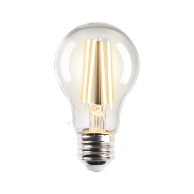 Mercator A60 Dimmable LED Filament Bulb, E27, 7.5W, 2700K, Clear